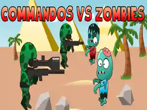 Mäng Commandos vs Zombies Internetis