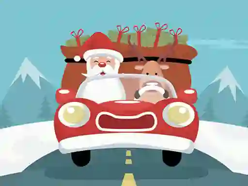 Mäng Santa Giving Presents Jigsaw Internetis