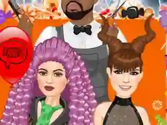 Mäng Jenner Sisters Spooky Hairstyles Internetis