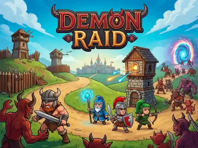 Mäng Demon Raid Internetis