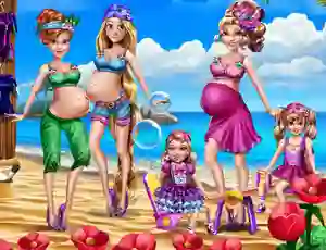 Mäng Pregnant Moms Exotic Holiday Internetis
