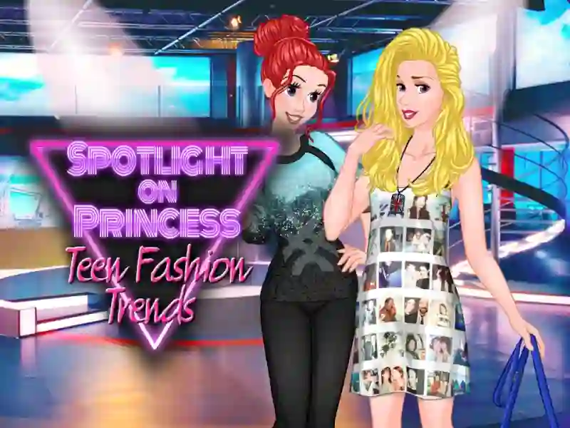 Mäng Princess Spotlight: Fashion Trends for Teens Internetis