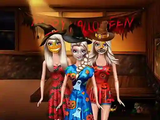 Mäng Spooky Halloween Dolls Internetis