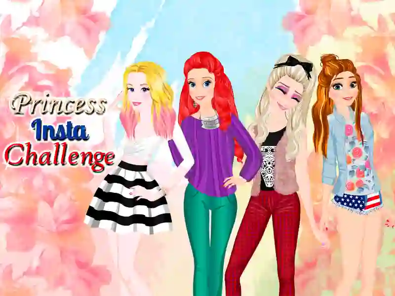 Mäng Princesses: Instagram Challenge Internetis