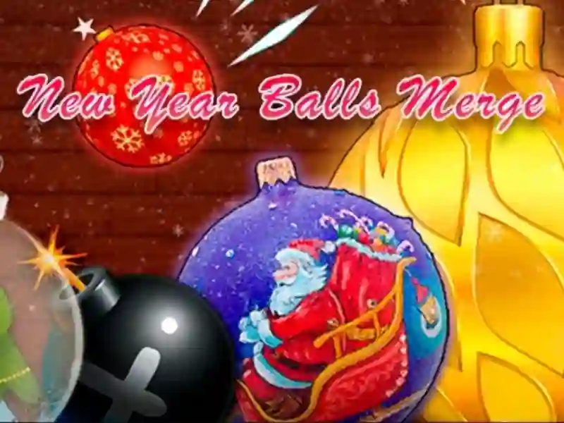 Mäng New Year Balls Merge Internetis
