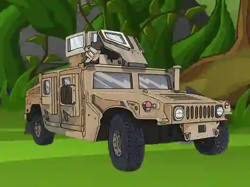Mäng Army Vehicles Memory Internetis