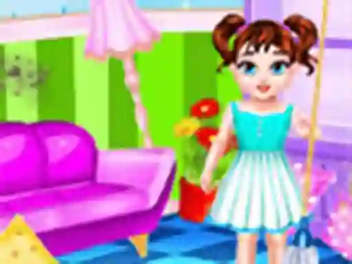 Mäng Baby Taylor Messy Home Cleaning Internetis