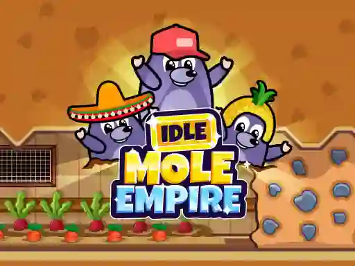 Mäng Idle Mole Empire Internetis