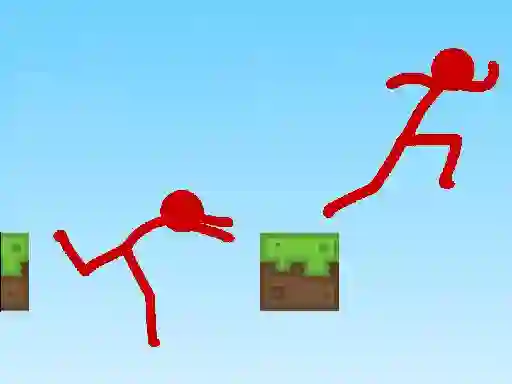 Mäng Stickman Parkour Internetis