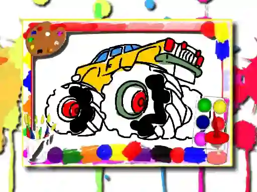 Mäng Monster Truck Coloring Book Internetis