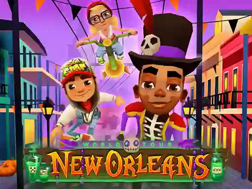 Mäng Subway Surfers: Orleans Halloween Internetis
