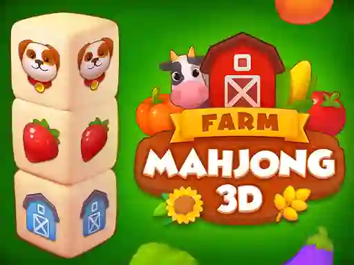 Mäng Farm Mahjong 3D Internetis