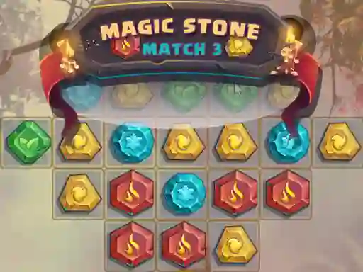 Mäng Magic Stone Match 3 Internetis