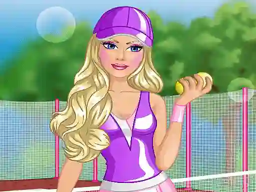 Mäng Barbie Tennis Dress Internetis