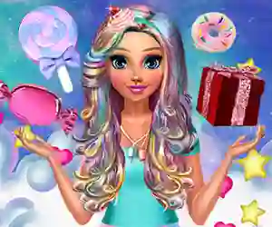 Mäng Katie's Candy Look Internetis