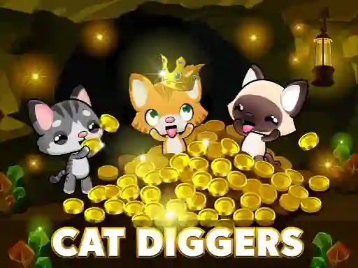 Mäng Cat Diggers Internetis