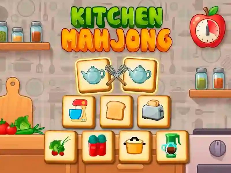Mäng Kitchen mahjong Internetis