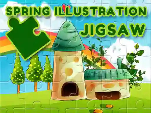 Mäng Spring Illustration Jigsaw Internetis