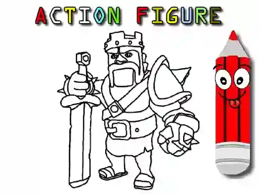 Mäng Back To School: Action Figure Coloring Internetis