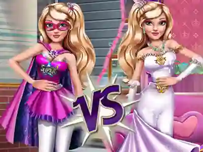 Mäng Superhero Vs Princess Internetis