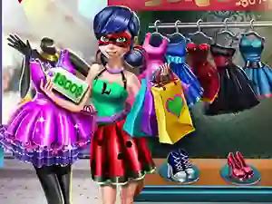 Mäng Dotted girl realife shopping Internetis