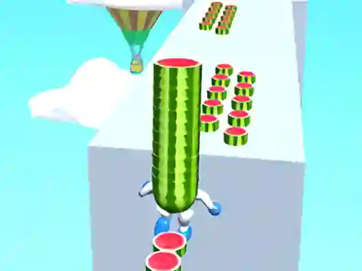 Mäng Watermelon Run 3d Internetis