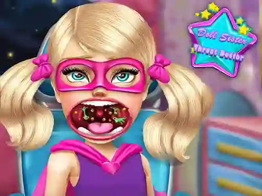 Mäng Doll Sister Throat Doctor Internetis