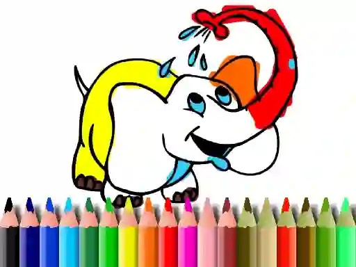Mäng Back To School: Elephant coloring Internetis
