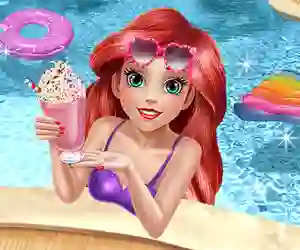 Mäng Mermaid Princess Pool Time Internetis