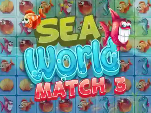 Mäng Sea World Match 3 Internetis