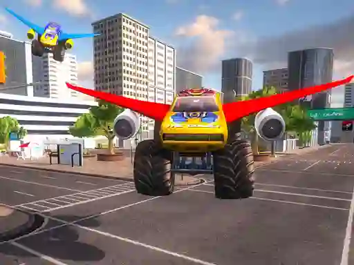 Mäng Real Flying Truck Simulator 3d Internetis