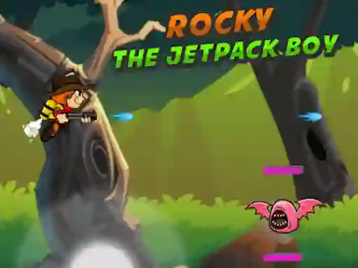 Mäng Rocky The Jetpack Boy Internetis