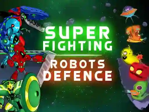 Mäng Super Fighting Robots Defense Internetis
