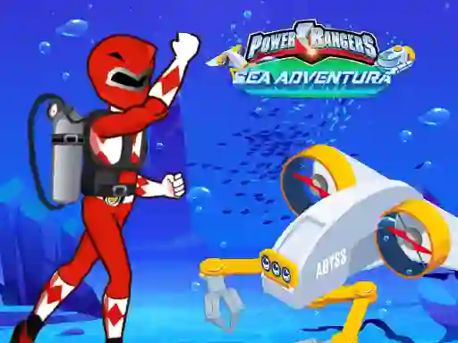 Mäng Power rangers Sea adventura Internetis