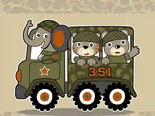 Mäng Army Weapon Vehicles Match 3 Internetis