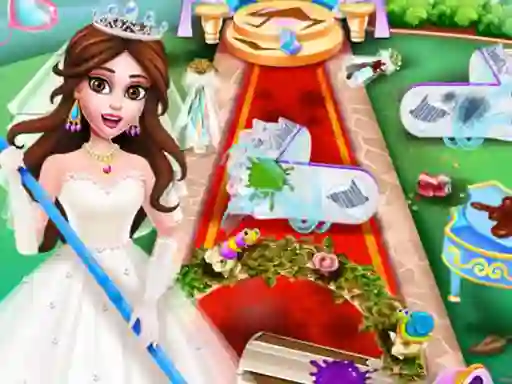 Mäng Princess Wedding Cleaning Internetis