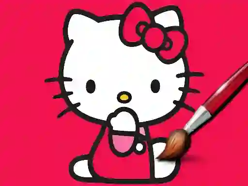 Mäng Easy Coloring Kitty Internetis