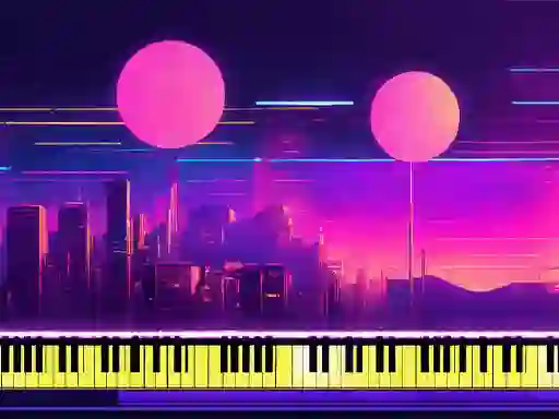 Mäng Piano Game star 5 Internetis