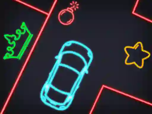 Mäng Neon Car Puzzle Internetis