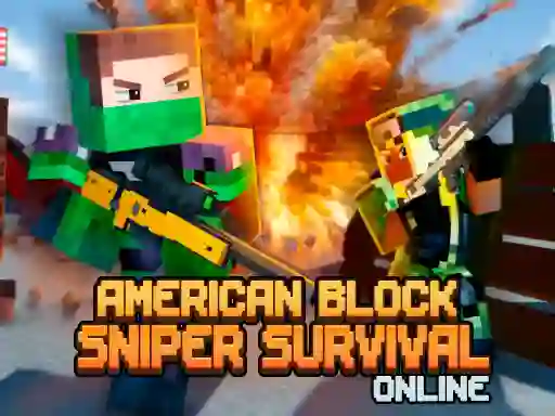 Mäng American Block Sniper Survival Online Internetis