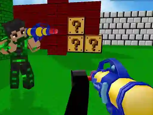 Mäng Paintball Gun Pixel 3D 2022 Internetis