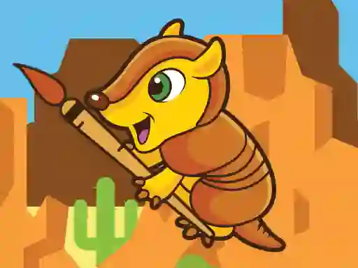 Mäng Happy Armadillo Coloring Internetis