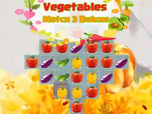 Mäng Vegetables Match 3 Deluxe Internetis