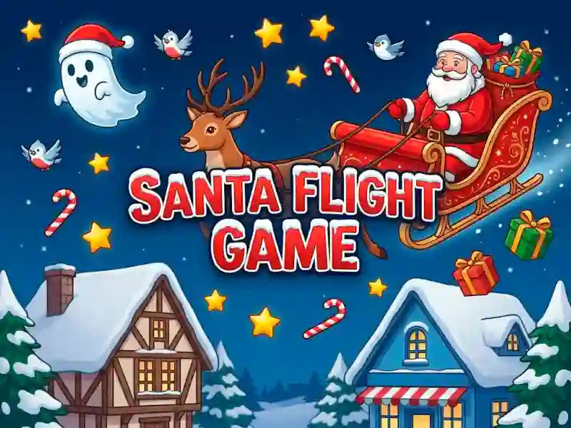 Mäng Santa Flight Game Internetis