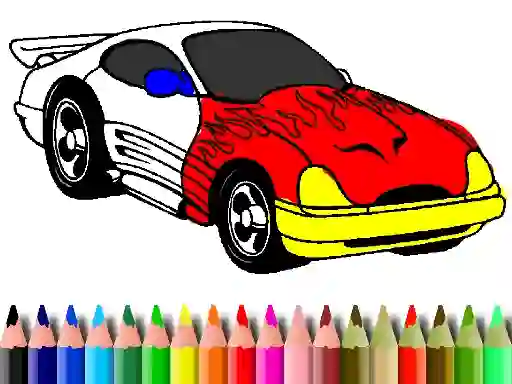 Mäng Back To School: Muscle Car Coloring Internetis