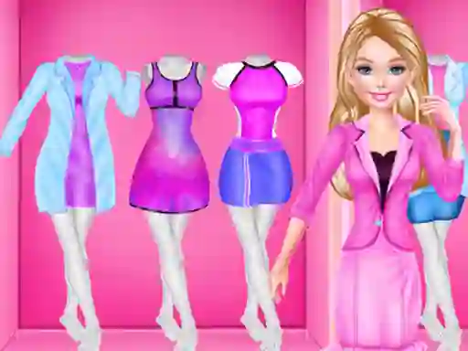 Mäng Fashion Girl Career Outfits Internetis