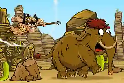 Mäng Caveman Hunt Internetis