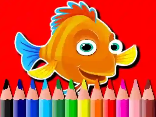 Mäng Back To School: Fish Coloring Book Internetis