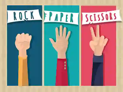 Mäng Rock Paper Scissors Internetis