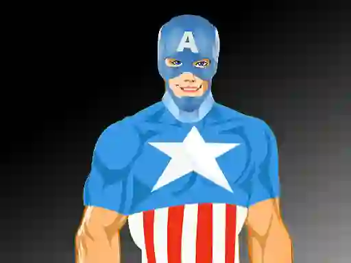 Mäng Captain America Dressup Internetis